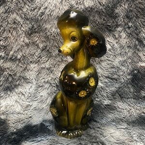 Vintage Ceramic Poodle Figurine